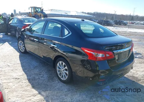 2019 Nissan Sentra Sv z USA, uszkodzony, nr VIN 3N1AB7AP9KY377425